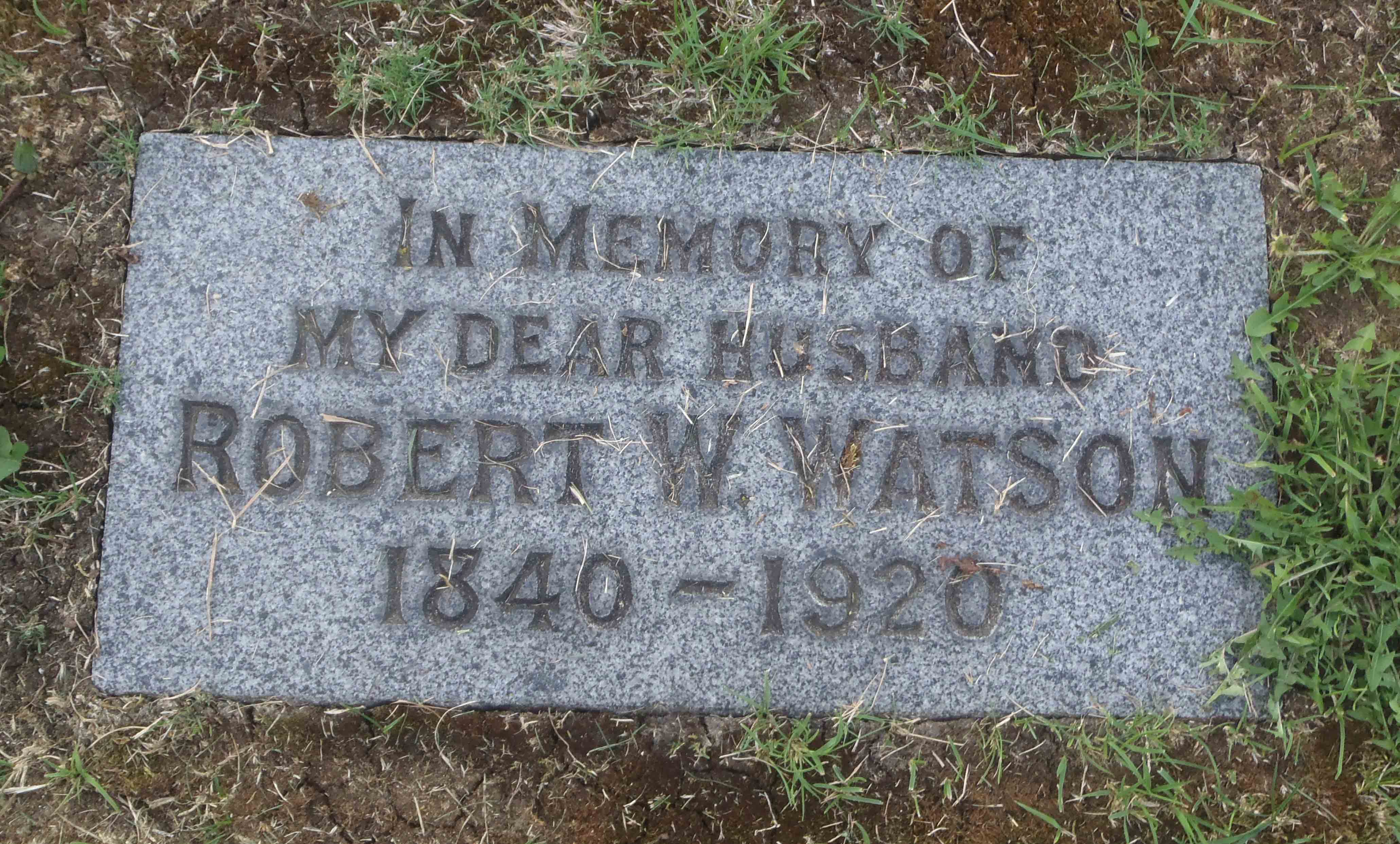 Robert Watson gravesite